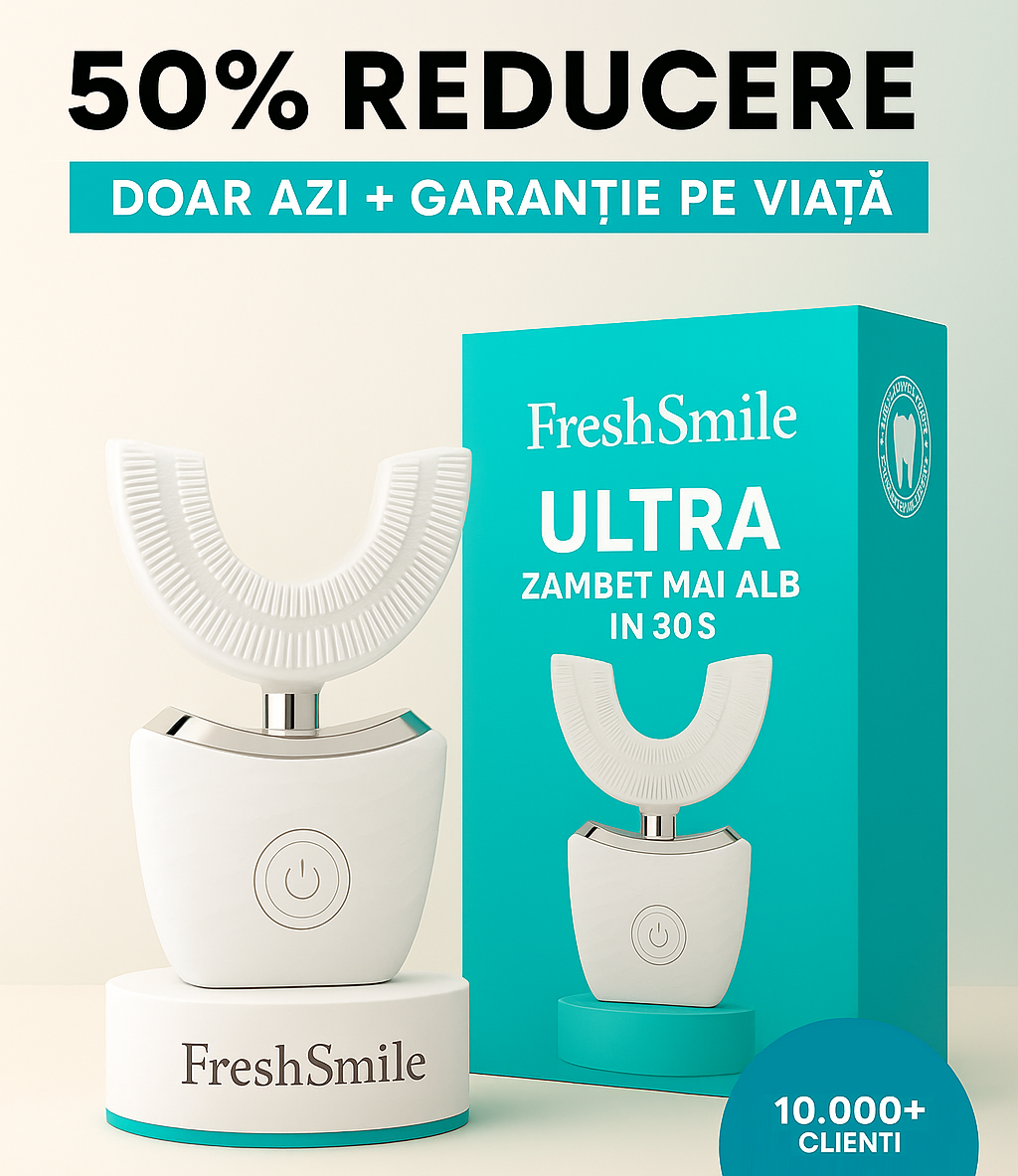 FreshSmile™ Ultra – zâmbet mai alb în 30s