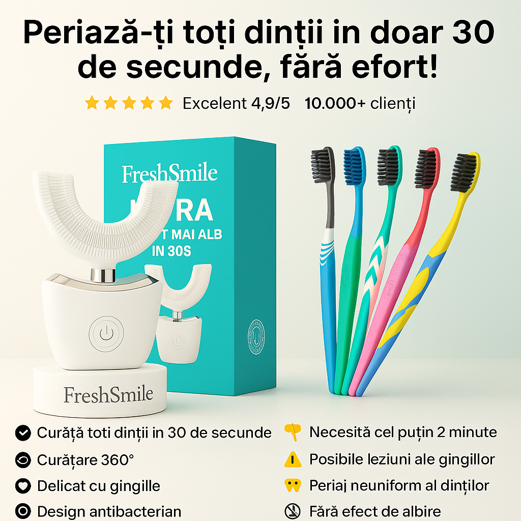 FreshSmile™ Ultra – zâmbet mai alb în 30s